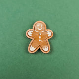 Gingerbread Man Pin - DORUZOVA